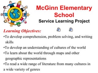 Evergreen  SchoolReading BuddiesThe LearningContinue to develop understanding of the importance of literacyExplore the impact of literacy on the quality of life both within their community  and globally