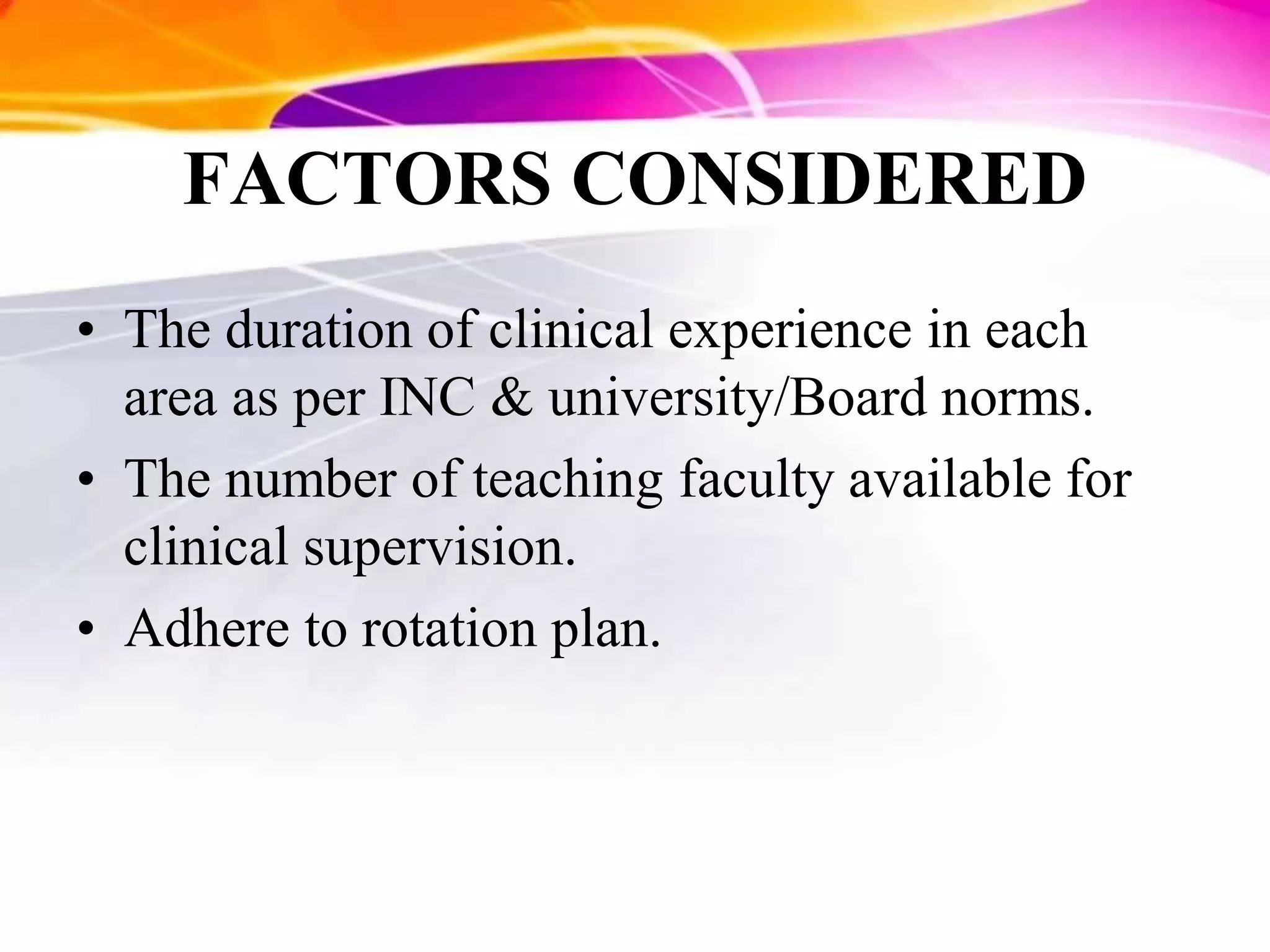 Master rotation and clinical rotation plan | PDF