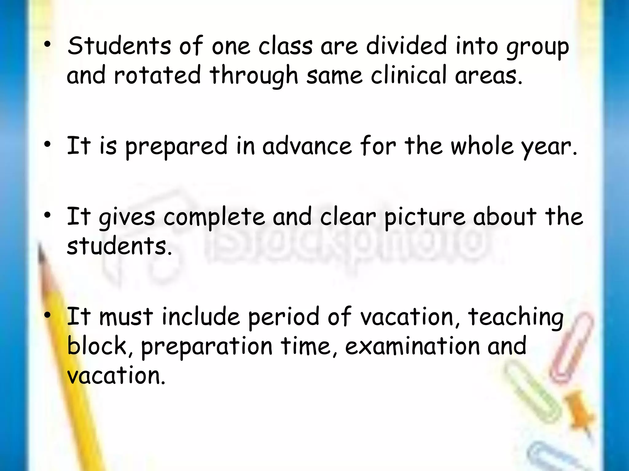 Master rotation plan | PPT