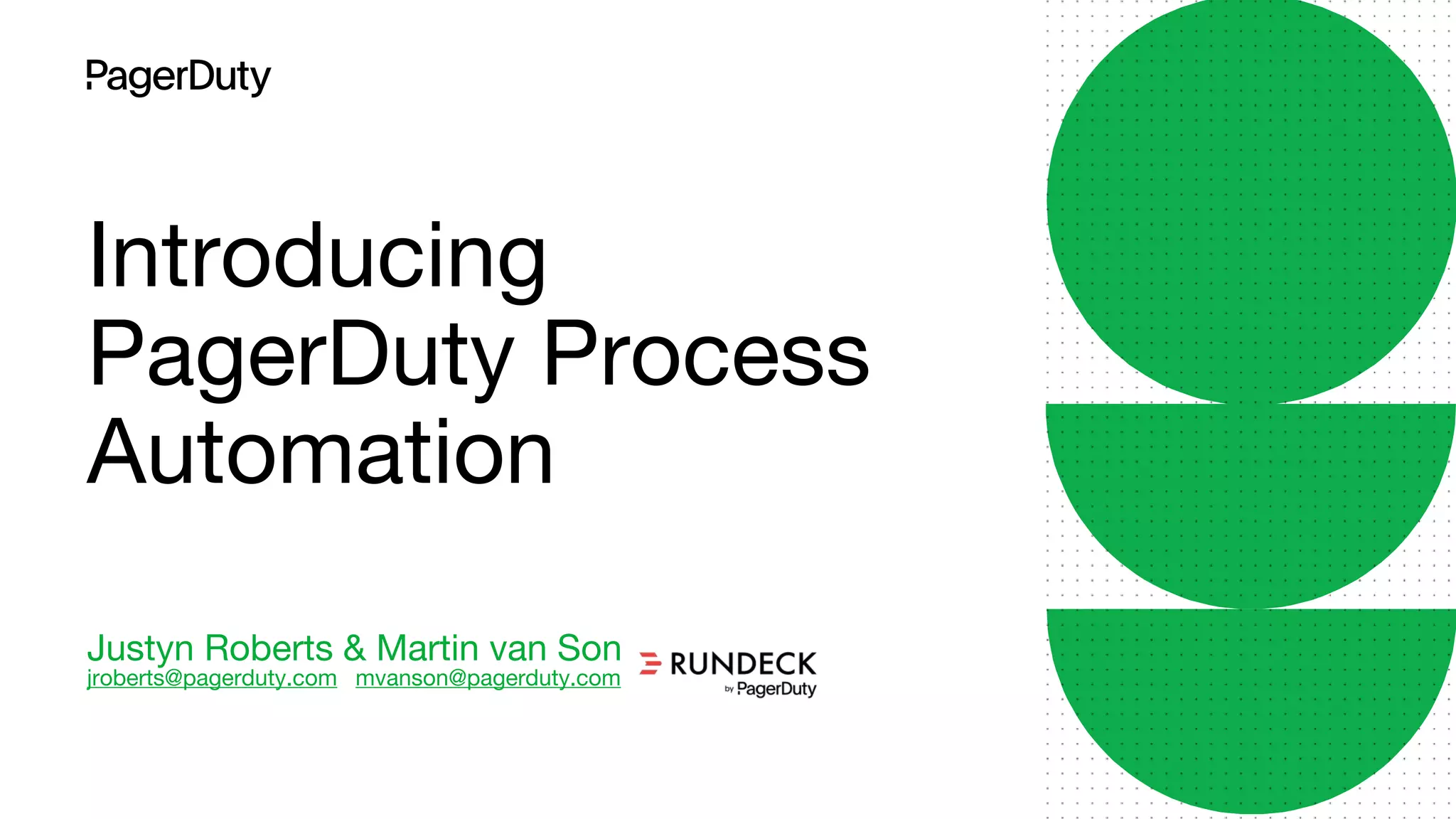 Introducing PagerDuty Process Automation PPT