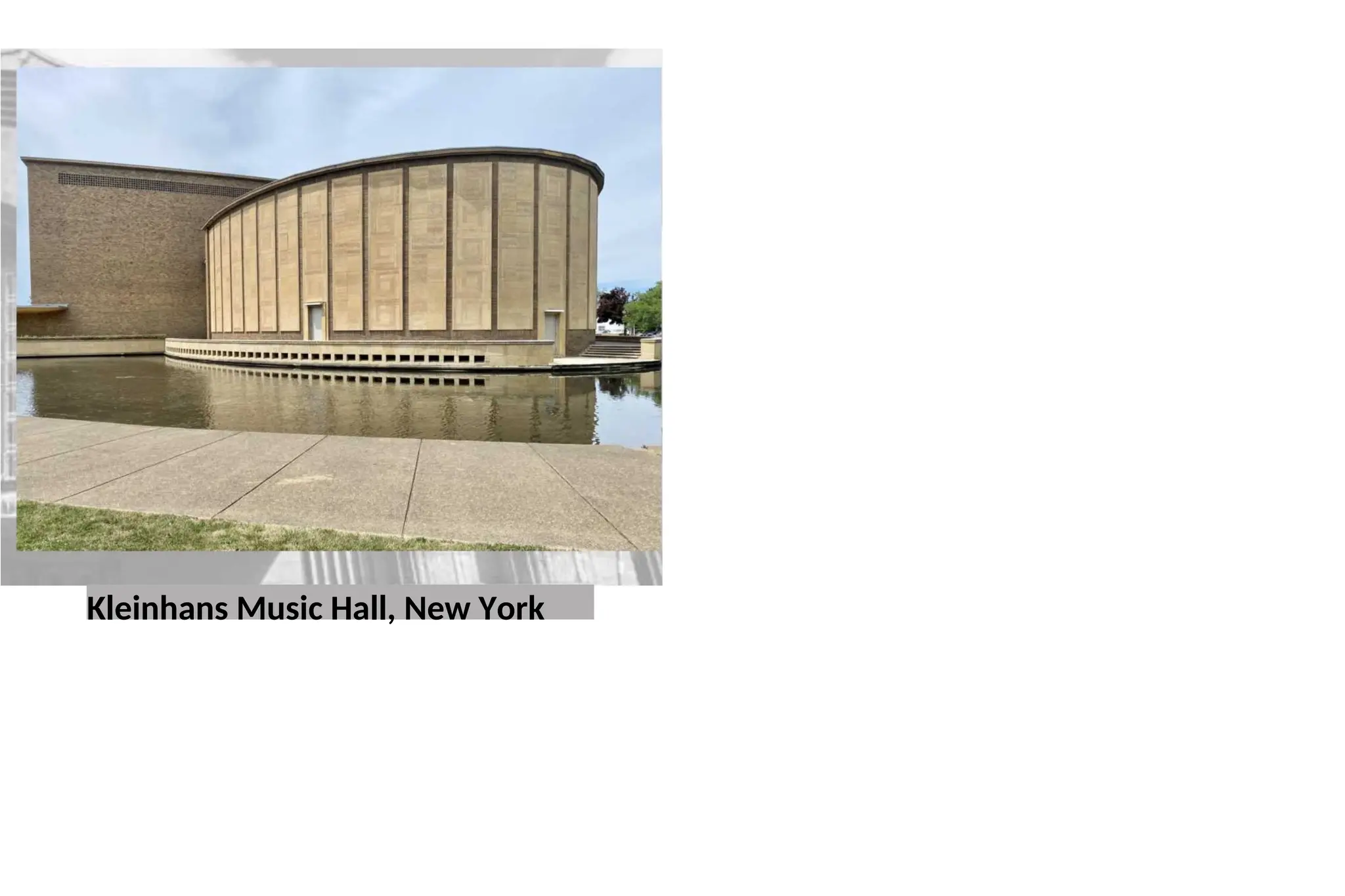 Kleinhans Music Hall, New York
 