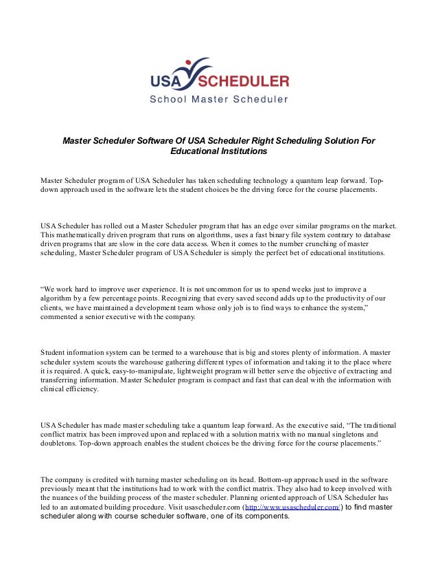 master scheduler salary boston