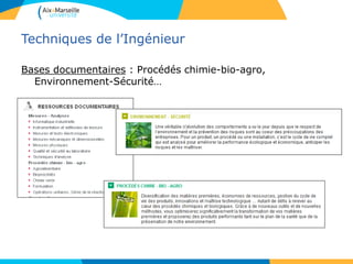 Techniques de l’Ingénieur
Ex. base documentaire Procédés chimie-bio-agro > Chimie verte
 