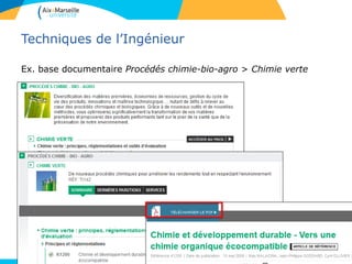 Il existe plusieurs types de ressources :
• Articles encyclopédiques : pour initier une étude
bibliographique, rafraîchir ses connaissances fondamentales, se
documenter en début de projet ou valider ses intuitions en cours
d'étude. Ils permettent de se familiariser avec un sujet peu ou
mal connu ou encore de faire le point sur une technologie.
• Fiches pratiques : pour répondre à des besoins opérationnels et
accompagner le professionnel en le guidant étape par étape dans
la réalisation d'une action concrète.
• Articles recherche et innovation : technologies prometteuses,
en cours de développement, émergentes, ou qui n'ont pas encore
atteint leur pleine maturité pour un développement industriel.
• Articles archivés : tous les articles qui ne font plus partie de la
collection vivante : anciennes versions d'articles ou articles
traitant de sujets n'ayant plus court dans l'industrie, de
technologies obsolètes.
 