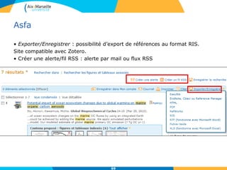 GeoScienceWorld
L’association GeoScienceWorld a lancé en octobre 2013 le projet
OpenGeoSci, proposant plus de 300 000 ressources en open
access (cartes, graphiques, analyses, etc) issues des publications
de géologie de l’association.
 