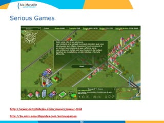 83
Archives ouvertes
C’est un réservoir de documents issus de la
recherche scientifique et de l’enseignement dont
l’accès est libre et gratuit.
Pourquoi des AO ?
- Accès généralisé et gratuit à l’information
scientifique : « open access »
- Accélération du circuit de publication et de
lecture
- Archivage pérenne
- Conservation par les auteurs de leurs droits
 