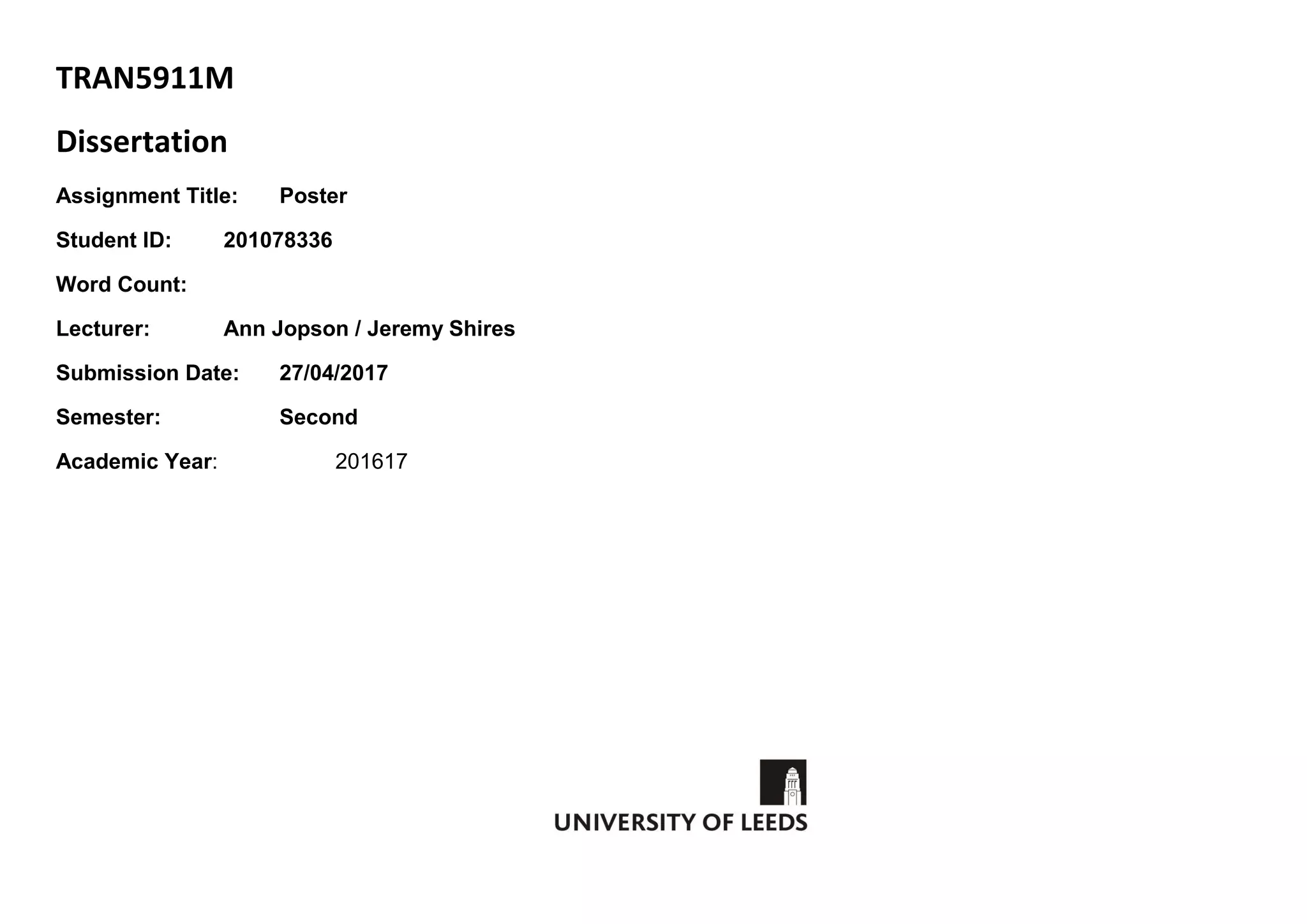 Introduction
It is widely recognized that there is a need
to increase the proportion of trips on active
modes in our towns and villages. West
Yorkshire has set as a target for 2026 to
increase trips walking 50% and double
cycling (WYCA, 2016). However, in The
Upper Calder Valley, this aim could seem
more challenging than in other areas of the
region, due to its high gradient, urban
discontinuity, and longer distances to
certain services among others constraints.
Objectives
• Analyse quantitatively and qualitatively
capability to access to key services
using active modes.
• Investigate policies, which are more
likely to promote and improve
accessibility in active modes, given
the previous mixed method analysis.
Methods
Walking and cycling
in The Upper Calder Valley
Literature
Calderdale Council. 2016. Calderdale Transport Strategy
2016-2031.
Department for transport. 2016. Cycling and walking
investment Strategy. London OLG.
West Yorkshire Combined Authority. 2016. West Yorkshire
transport strategy 2016-2036. Full consultation Draft.
Philips, I., Watling, D. and Timms, P., 2014, November.
Improving estimates of capacity of populations to make
journeys by walking and cycling: An individual modelling
process applied to whole populations using spatial
microsimulation. Leeds
Fig. 1. Diagram methods
and data collection
CONSTRAINTS/
CHALLENGES
• High gradient
• Not a single
conurbation
• Low proportion of
trips on active modes
• Longer distances to
certain services
• Severance
• Ageing population
Green, T. 2009. The Upper Calder Valley, near Cornholme.
STRENGTHS /
OPPORTUNITIES
• Significant walking
and cycling network
• Tradition of leisure
and sports cycling
• 20mph and
pedestrian zones
• Strong train-bicycle
connectivity
Policies and strategies
AIMS AND TARGETS
POTENTIAL POLICY INTERVENTIONS
• Improve and create new active travel
infrastructure
• Road safety measures
• Increase permeability
• Awareness campaigns
• Increase pedestrian zones
• Widening pavements
• Improvements in pedestrian crossings
• User maps and wayfinding to help
cyclists choose lower-hill routes
• Electrical and folder bikes promotion
• Bike share schemes
Fig. 4. AMA indicator in
The Upper Calder Valley
Ouput Areas
Fig. 2. Method of travel to
work 2011. Source: nomis
Author: Eugeni Vidal
Supervisor: Ian Philips
Second marker: Caroline Mullen
Vidal, E. 2017. Vidal, E. 2017.
So, is this target feasible for the Valley?
How capable are people to walk and cycle
there? How accessible are services in
these modes? Which policies would help to
meet the stated aim?
Initial findings
(from initial study area visit and existing data)
Fig. 3. Distances to specific
services and AMA indicator.
Source: Ian Philips
* Maximum distance people are physically capable of cycling without constraints
** % of the distance to key services that people could travel by active modes
*** AMA indicator can also be calculated given the constraints: no bike availability and the
need to escort children to school
 