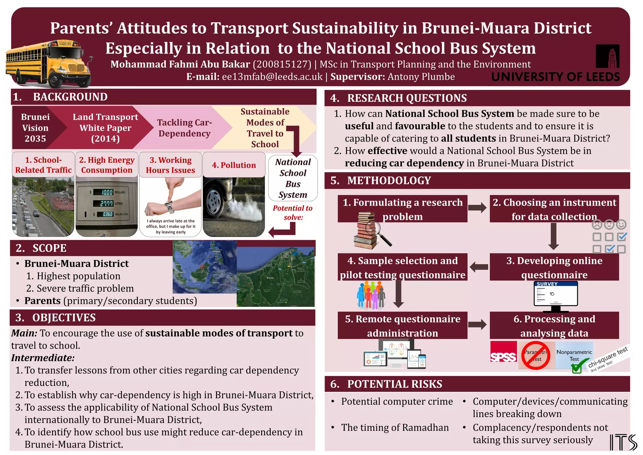 Methodology
-
Secondary analysis
of Better Points
data from the
‘Better Travel’
programme funded by
‘Transition Cities’.
Users downloaded the app
and tracked all sustainable
travel activities.
• Majority of gamification research has involved meta-
analysis of multiple apps.
• Lack of detailed analysis into individual apps.
• Samples skewed towards younger people who are
less likely to drive or make independent travel
decisions.
Gamification
‘The use of game design elements in non-game
contexts’ (Deterding et al., 2011, p.2)
Objective
To examine the potential of gamification, through
_ the app ‘Better Points’, in inducing modal shift to
walking.
The efficacy of gamification to encourage walking: a study of Better Points
Olivia Hockney, MSc Transport Planning Supervisor: Frances Hodgson 2nd Reader: Susan Grant-Muller
Research Questions
• To what extent does gamification combat the cost
of walking?
• How long does the impact of gamification last?
• For which groups of people does gamification work best
(age, gender, accommodation type, ethnicity, family,
occupation)?
• How does incentivising walking with gamification compare
with other modes?
• How do the impacts of gamification on known car users
compare with other groups?
Theory of Planned behaviourIntroduction
• It is asserted that people today are generally
more sedentary due to an aging population,
unplanned urbanisation and globalisation
(WHO, 2010).
Gamification
Elements
Leader
Boards
Levels
Digital
Rewards
Real-world
Prizes
Competitions
Social/Peer
Pressure
• In England, between 1975-2003 total walking distance per
person reduced by approximately 25% resulting in health
and environmental implications (Butland et al., 2007)
• It is becoming increasingly important for authorities to
encourage modal shift to active travel.
Literature Review
• Little research so far specifically examining
gamification, especially in regard to apps
• Existing literature has not provided a definitive
conclusion as to whether this method is
successful.
Subjective norm
e.g. Leaderboards, tracking
friends or social media link
Attitude toward the behaviour
e.g. Financial reward
Perceived Behavioural Control
e.g. Route advice
Intention Behaviour
Gamification apps have the potential to influence at several
stages of this model.
The Incentive
The Better Points app allows
users to track sustainable
travel journeys: walking,
cycling, public transport and
car sharing.
Earn two points per
minute for up to 150
minutes per week
These points can be spent on
shopping vouchers or donated
to national charities and
community causes.
The Study
• Data was collected from
May-September 2016.
• Users were split into two
groups:
• Transition Cities
(regular car
drivers)
• Better Travel
(control group)
Lister et al. (2014)
Azjen (1991: p. 182)
Better Points Interface (Better Points, 2017)
Better Points (2017)
References
Ajzen, I. 1991. The Theory of Planned Behaviour. Organisational Behaviour
and Human Decision Processes. [Online]. 50, pp. 179-211. [Accessed 23
October 2016]. Available from: https://tinyurl.com/nx895nr
Better Points. 2017. Better Points Resource Space. [Accessed 25 April
2017]. Available from: https://tinyurl.com/nxztxpx
Butland, B., Jebb, S., Kopelman, P., McPherson, K., Thomas, S., Mardell, J.
and Parry, V. 2007. FORESIGHT: Tackling Obesities: Future Choices – Project
Report 2nd Edition. [Online]. London: Government Office for Science.
[Accessed 30 October 2016]. Available from: https://tinyurl.com/o9bq9fu
Deterding, S., Khaled, R., Nacke, L.E. and Dixon, D. 2011. Gamification:
Toward a Definition. https://tinyurl.com/ly6xwbo
Lister, C., West, J., Cannon, B., Sax, T. and Brodegard, D. 2014. Just a Fad?
Gamification in Health and Fitness Apps. Journal of Medical Internet
Research. [Online]. 2(2), pp. [Accessed 20 October 2016]. Available from:
http://games.jmir.org/2014/2/e9/
World Health Organisation. 2010. Global Recommendations on Physical
Activity for Health. [Online]. Geneva: World Health Organisation. [Accessed
22 October 2016]. Available from:
https://tinyurl.com/mkaln8n
Participants Female Male Average Age
Transition Cities 61 22 18 36.03
Better Travel 63 18 12 38.15
 