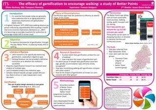 TRANSFERABILITY FROM UK TO BANGLADESH OF POLICY 
PRACTICE CONCERNING MULTI MODAL PUBLIC
TRANSPORT INTEGRATION Qazi Jawwad Ahmed
• Public Transport in Bangladesh-
Current Scenario
• UK`s Public Transport  Its
Multimodal Transport
Integration Concept ---
Interchanges
Aims
• Transforming Fragmented Public
Transport System of Bangladesh Into
Multimodal Transport system ---
Transferability of UK Model Based On
Efficiency, Usability , Understanding 
Quality
• Possibility of Integration of Major
Railway Stations Through
Interchanges with BRT`s, Buses, Taxi`s
and Rickshaws
Multimodal
Transport
Integration
Interchanges
Railway
Stations
BRT
Buses
Cycle
Rickshaw
Motor
Rickshaw
Taxi
Methodology , Impediments 
Way Forward
•Multi Modal Planning and
Connection Among Modes
•Separation of Interchanges?
•Interviews of Policy Makers: SKYPE,
Email  Calls
•Questions: Public Transport`s
Integration Concept?
Regularization of Non Motorized
Transport To Be Made Part of
Transport Integration?
•Impediments: Resources  Space
•Way Forward: Local Solutions
References
• Rahaman, M.  Hasan, K. R. (2015).
Potential Multimodal Transport in
Bangladesh and Relative Obstacles.
Journal of Traffic and Transportation
Engineering, 3, 241-246
• Transport for London (2016). Urban
Planning  Construction:
Interchanges.
Proposed Scope
• Bangladesh : A Developing Country
• Needs Efficient Mobility,
Accessibility, and Welfare of Masses
• Population
157 Million
• Motorized 
Non Motor
Integration 
Interchanges
Introduction
 
