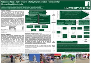 The taxi market in the UK and its regulation did not
change dramatically since the 1980s when the market
was deregulated. However, since e-hailing services and
ridesharing have become more popular, the taxi market
and its regulation are being forced to change.
The general purpose of this work is to analyse the
structure of the taxi market in Leeds, through a
characterization of its demand and operators.
MethodologyBackground
Objectives
• Find the factors that determine the demand for Uber
and stablish if the users must be differentiated from the
taxi market.
• Analyse the impact or the Uber model on taxi industry
regulation and make recommendations on further
measures.
Taxi market outline
Taxi and private hire in Leeds
Source Leeds City Council, data as 1st January 2017
Rita Tinajera Fuentes
MSc Transport Economics Student
ml14rtf@leeds.ac.uk
Jeremy Toner
Supervisor
Anthony Whiteing
Second Reader
Current situation
Main competitors
Year
Amber
vehicles
Uber
vehicles
2015 786 584
2016 920 563
IMPACT OF UBER IN LEEDS TAXI MARKET: DETERMINING THE DEMAND DRIVERS AND
IMPLICATIONS FOR FUTURE REGULATION
Taxi deregulation in England 30 years on
Main References
• Beesley, M.E. and Glaister, S., 1983. Information for
regulating: the case of taxis. The economic
journal, 93(371), pp.594-615.
• Douglas, G.W., 1972. Price regulation and optimal
service standards: The taxicab industry. Journal of
Transport Economics and Policy, pp.116-127.
• Toner, JP, “The welfare effects of taxicab regulation in
English towns”, Economic Analysis and Policy, 40(3),
pp299-312, 2010
Demand(trips)=
𝑓(𝑃𝑟𝑖𝑐𝑒,
𝑄𝑢𝑎𝑙𝑖𝑡𝑦)
Quality includes
waiting time
Supply(hours) =
Engaged trips
+ empty trips
The price should
cover total time
Total cost=
f(demand,
time)
6. Conclusions
5. Discussion
4. Model
3. Data Analysis
2. Data collection
1. Literature review
Scope and limitations
• The study is focused on the Private Hire Services of
Leeds.
• There is no information available about taxi usage.
• No detailed information about taxi frequencies, hours
worked by driver.
• The results of the survey possible cannot be
representative for all the population.
• Primary data for demand
will be obtained by
electronic surveys about
taxi user preferences.
• 951 Hackney carriage drivers
• 537 Hackney carriage vehicles
• 5150 Private hire drivers
• 4284 private hire vehicles
• 78 Private hire operators
Download
this poster Contact me
402 537 537 537 536 537
2,649
3,698
4,281 4,281
3,723 3,877
0
1,000
2,000
3,000
4,000
5,000
6,000
2005 2007 2009 2011 2013 2015
NUMBER OF TAXI VEHICLES IN LEEDS
Taxi cabs Private hire
 