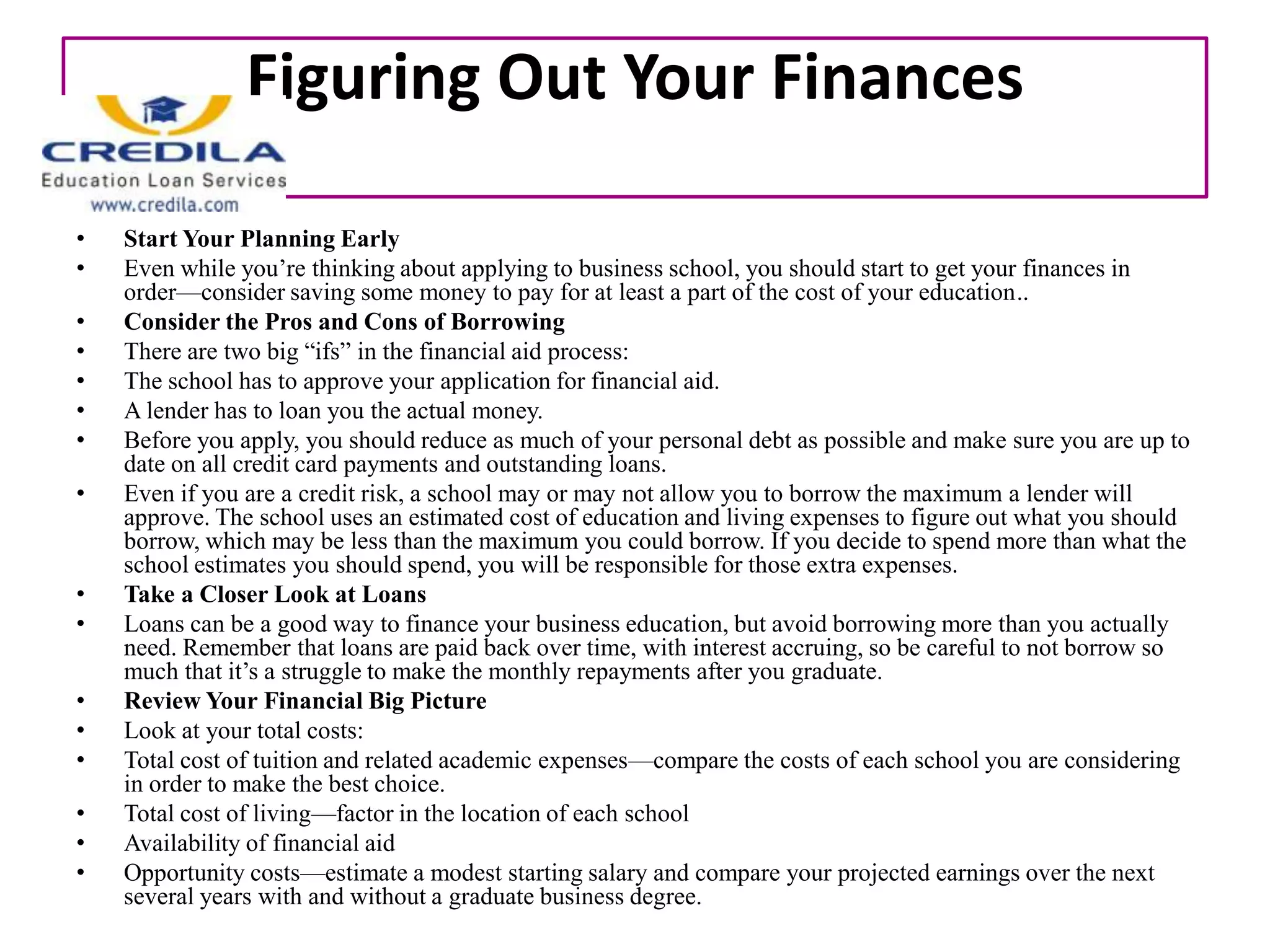 Be a good fit.-.Avisit to the campus and talking with former and current students can help you figure out if you fit in. Cultural considerations should also help you decide where to work. Know what kinds of cultures will be best for you. 
