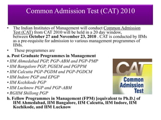  Many business schools are creating concentrations for investment management, real estate, arts administration, biosciences, and other fields, and they tend to bring more to the table. 
