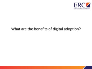 What are the benefits of digital adoption?
 