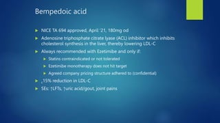 Targeting lipids: a primary and secondary care perspective | PPTX