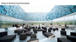 Adapts to Weather/Events/Circulation
 