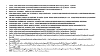 ● (No Date) Available at: http://www10.aeccafe.com/blogs/arch-showcase/files/2011/07/100702-SERPENTINE-PAVILION_Page_8.jpg (Accessed: 27 April 2016).
● (No Date) Available at: http://www10.aeccafe.com/blogs/arch-showcase/files/2011/07/100702-SERPENTINE-PAVILION_Page_2.jpg (Accessed: 27 April 2016).
● Aerial View Example. (n.d.). Retrieved 27 April 2016, from http://www.coursestuff.co.uk/ENVT1075/images/serpentine4.jpg
● Balmond studio. Retrieved April 27, 2016, from http://www.balmondstudio.co.in/
● London pavilions | icon 039 | September 2006 - icon magazine. (2011, August 2). Retrieved April 27, 2016, from http://www.iconeye.com/design/features/item/2473-london-pavilions-%7C-icon-039-%7C-
september-2006?tmpl=component&print=1
● OMA - office of metropolitan architecture, Cecil Balmond, Arup, John Offenbach, Iwan Baan · serpentine pavilion 2006. Retrieved April 27, 2016, from http://divisare.com/projects/292458-rem-koolhaas-
cecil-balmond-arup-john-offenbach-iwan-baan-serpentine-pavilion-2006
● Serpentine Gallery 2006 Balcony. (n.d.). Retrieved 27 April 2016, from http://www.arthitectural.com/wp-content/uploads/2011/07/va_serpentine_gallery_pavilions_08-585x600.jpg
● Serpentine Gallery Building. (n.d.). Retrieved 27 April 2016, from http://www.planetware.com/photos-large/ENG/london-hyde-park-serpentine-galleries.jpg
● Serpentine gallery pavilion 2006, Hyde park, London. (n.d.). Retrieved 27 April 2016, from http://www.artofthestate.co.uk/london_photos/Serpentine_Gallery_pavillion_2006.htm
● Serpentine gallery pavilion. (2000). Retrieved April 24, 2016, from http://oma.eu/projects/serpentine-gallery-pavilion
● (No Date) Available at: http://www.jeannouvel.com/images/made/mobile/projets/776_serpentine/images/3_AJN_Londres_Serpentine_ROOF_600_422_80.jpg (Accessed: 27 April 2016).
● (No Date) Available at: http://www10.aeccafe.com/blogs/arch-showcase/files/2011/07/100702-SERPENTINE-PAVILION_Page_5.jpg (Accessed: 27 April 2016).
● (No Date) Available at: http://www10.aeccafe.com/blogs/arch-showcase/files/2011/07/100702-SERPENTINE-PAVILION_Page_6.jpg (Accessed: 27 April 2016).
● Baan, I. (2014) Serpentine pavilion 2014 designed by Smiljan Radić. Available at: http://www.serpentinegalleries.org/exhibitions-events/serpentine-galleries-pavilion-2014-smiljan-radic (Accessed: 27
April 2016).
● baan, iwan (2014) 2014 serpentine pavilion by smiljan radic opens in london. Available at: http://www.designboom.com/architecture/serpentine-pavilion-2014-smiljan-radic-london-06-24-2014/
(Accessed: 27 April 2016).
● Blog, L.A. (2015) Weekly features. Available at: http://www.londonarchitectureblog.com/2014/08/46-serpentine-pavilion-2014.html (Accessed: 27 April 2016).
● Frearson, A. (2014) Serpentine gallery pavilion 2014 by Smiljan Radić opens in London. Available at: http://www.dezeen.com/2014/06/24/serpentine-gallery-pavilion-2014-smiljan-radic-opens-london/
(Accessed: 27 April 2016).
● Independent, T. (2016) Serpentine galleries pavilions. Available at: https://www.pinterest.com/serpentineuk/serpentine-galleries-pavilions/ (Accessed: 27 April 2016).
● (2016). Malaysiacentral.com. Retrieved 24 April 2016, from http://www.malaysiacentral.com
 