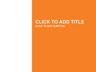 CLICK TO ADD TITLE CLICK TO ADD SUBTITLE 