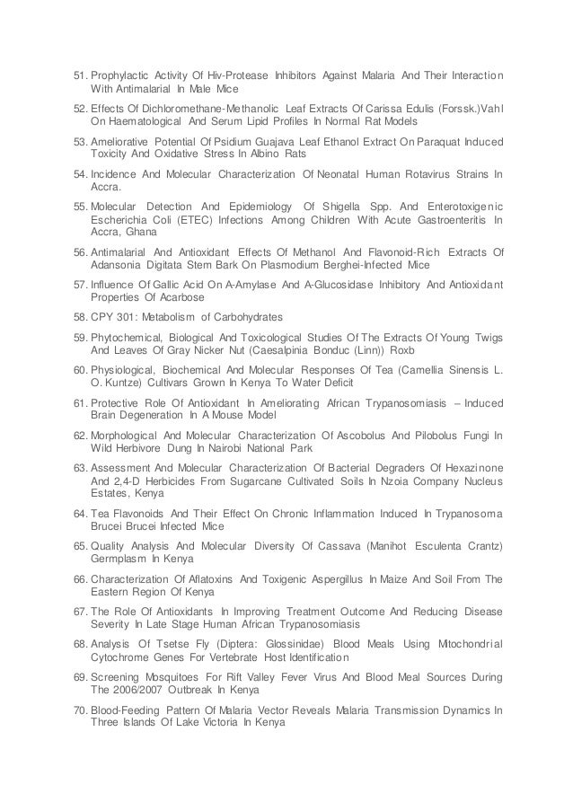MASTERS MEDICAL CHEMISTRY PROJECT TOPICS AND MATERIALS docx