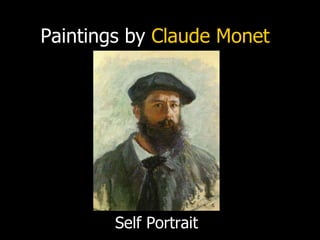 Paintings by  Claude Monet Self Portrait 