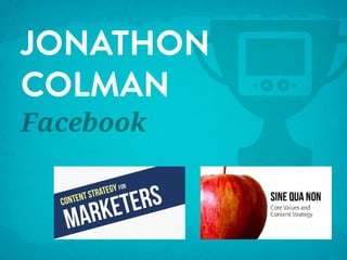 JONATHON
COLMAN
Facebook

 