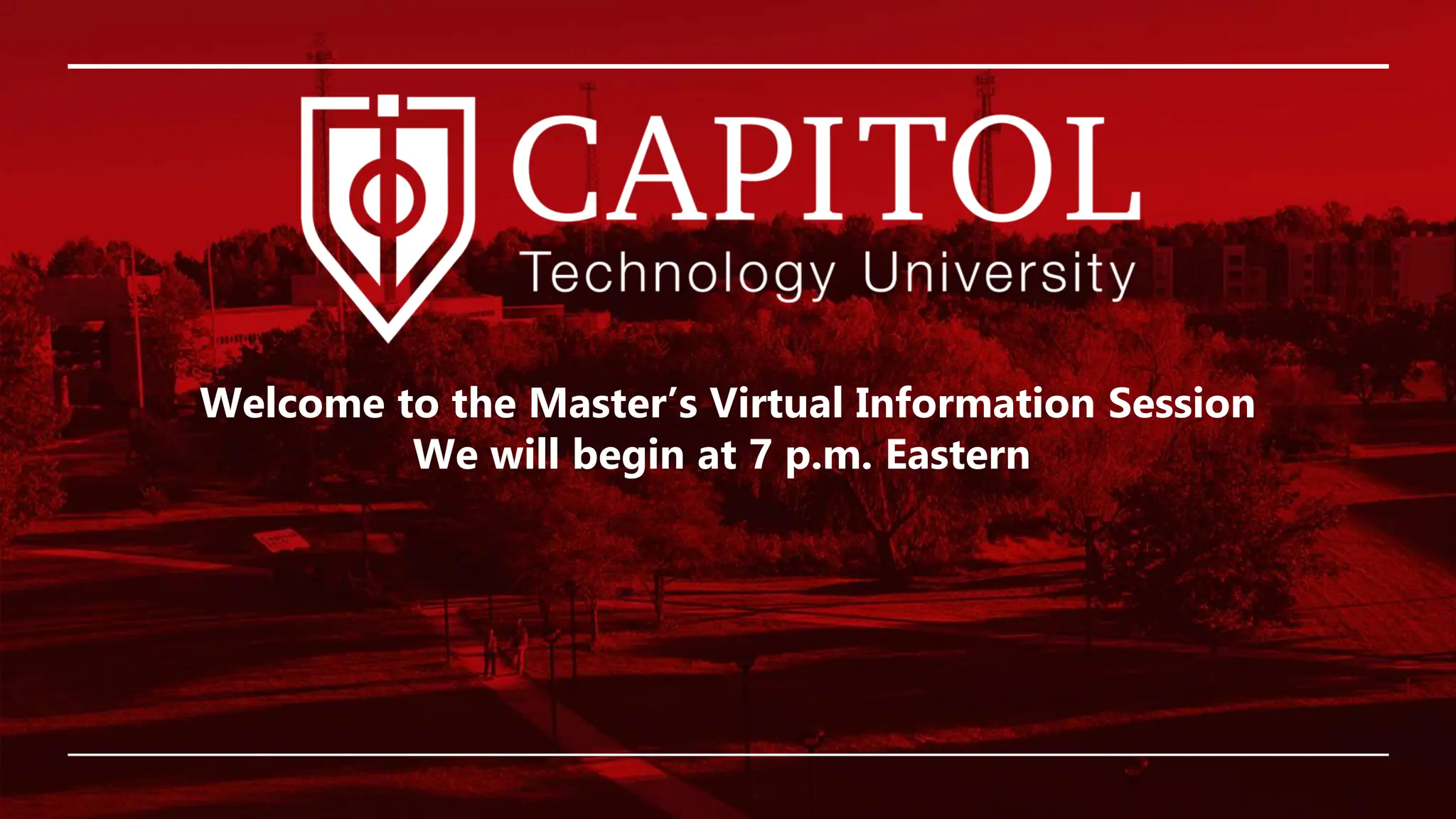 Capitol Tech U Masters Presentation May 2024 PPT