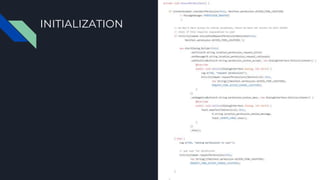 INITIALIZATION
 