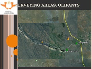 SURVEYING AREAS: OLIFANTS 