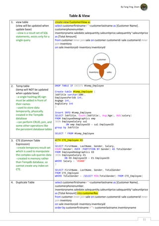 sql ppt for students who preparing for sql | PDF