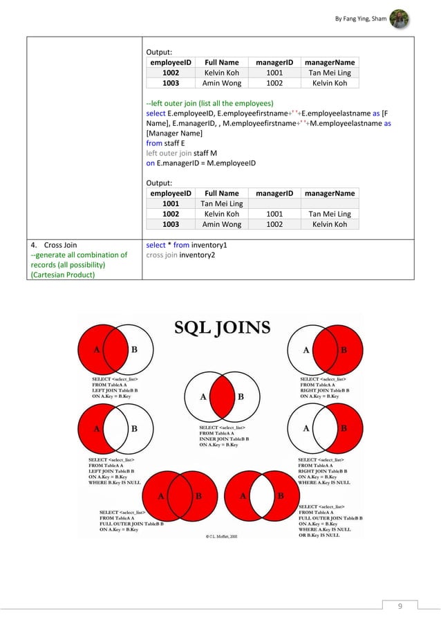 sql ppt for students who preparing for sql | PDF