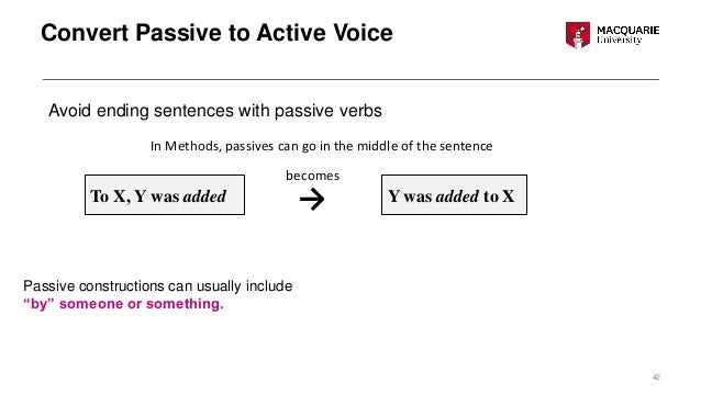 Master thesis passive voice