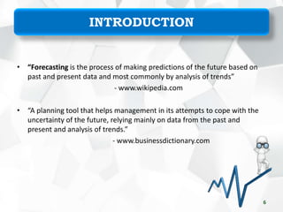 FORECASTING MODELS | PPTX