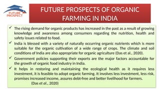 Role of organic farming in sustainable agriculture | PPTX