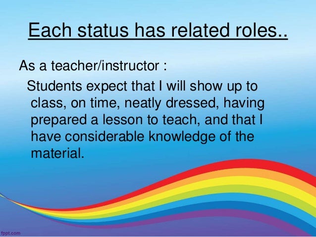 Master status in ppt