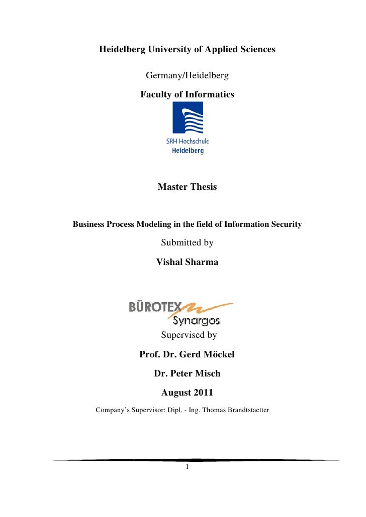 master thesis in germany