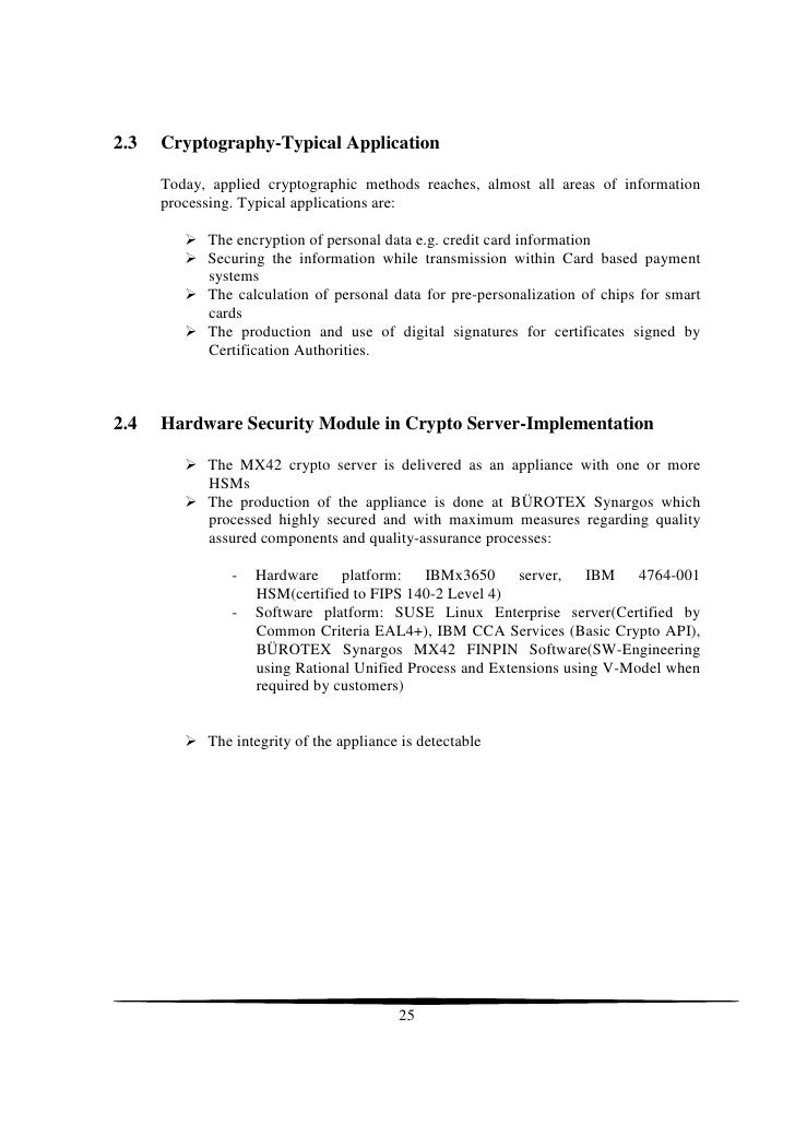 School essay: Master degree thesis in crypto system