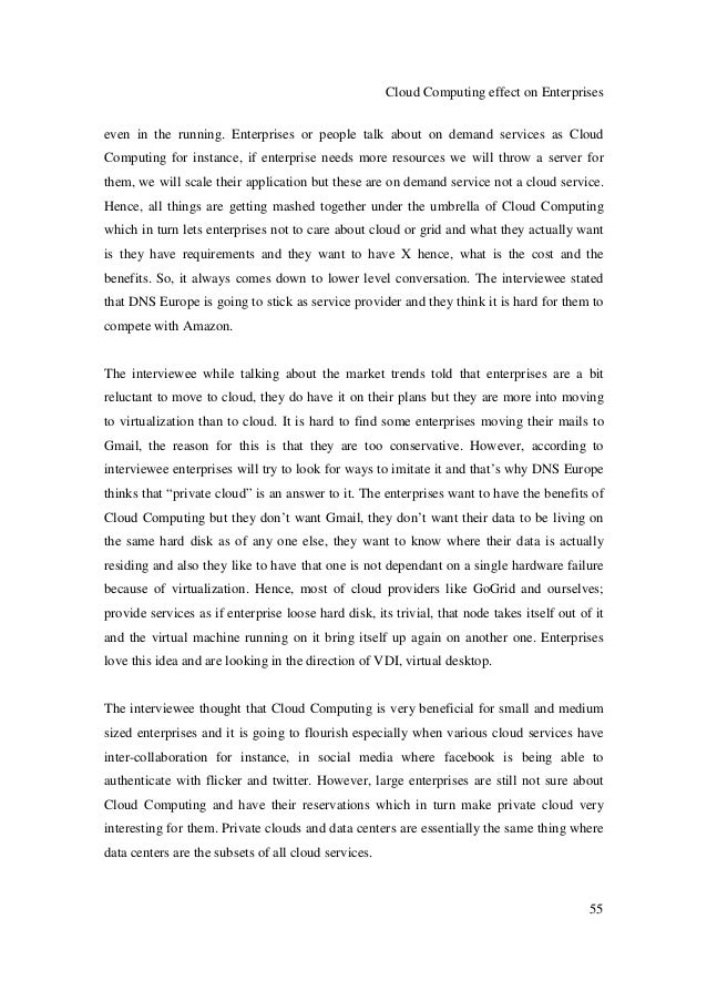 Master Thesis on Cloud Computing Projects (Topics) master thesis cloud computing security