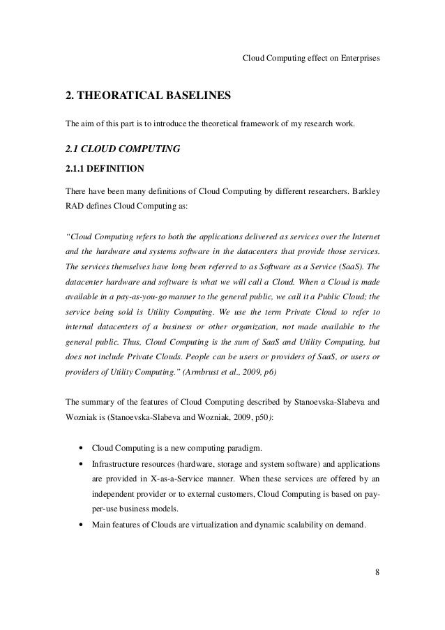 Master thesis cloud computing security