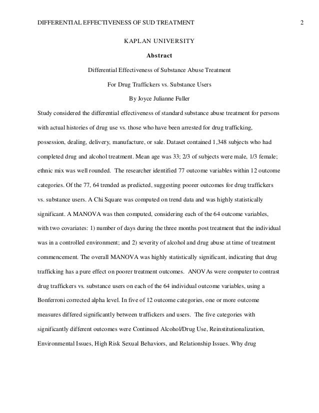 Phd thesis on drug abuse