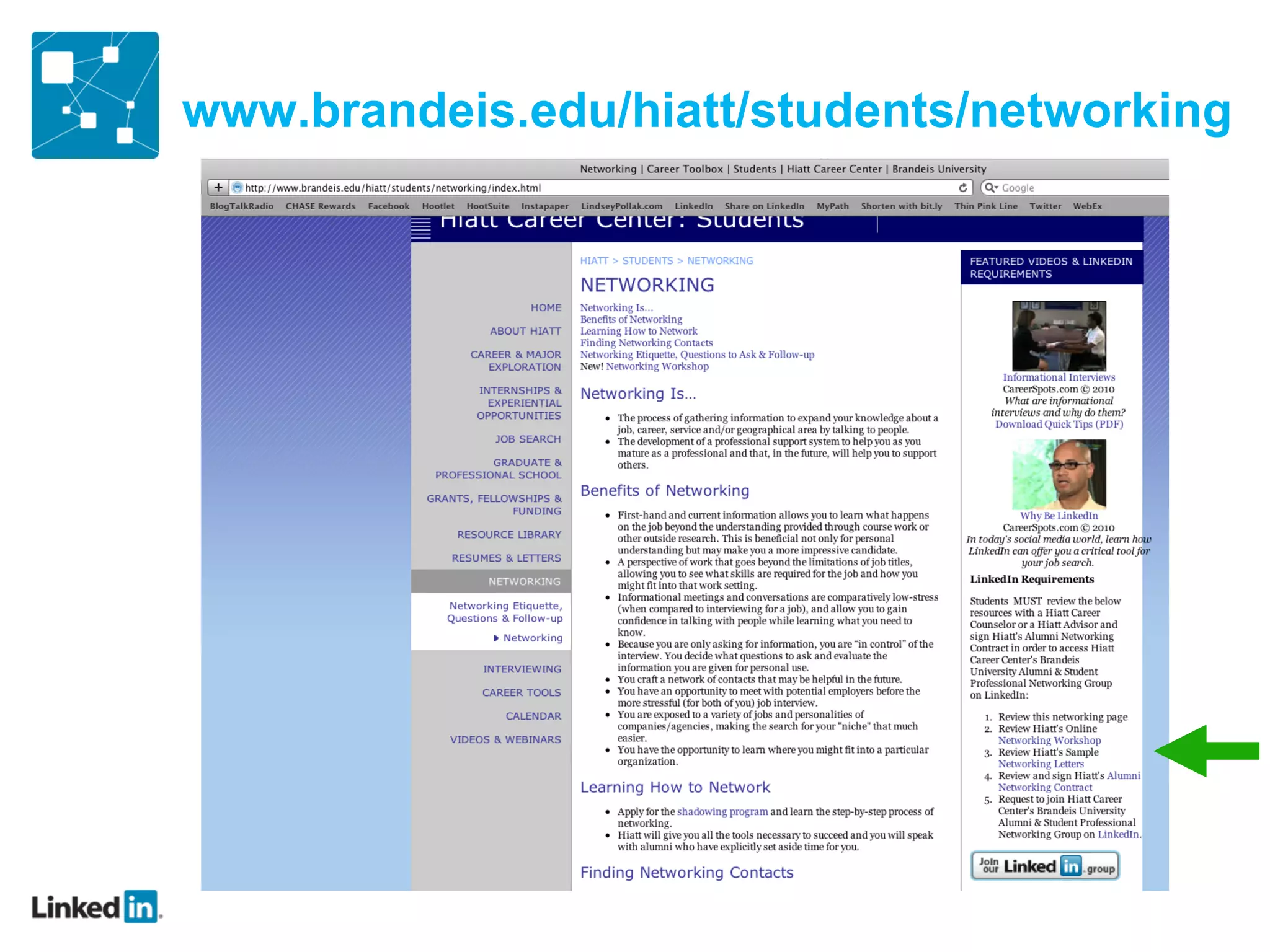 www.brandeis.edu/hiatt/students/networking 