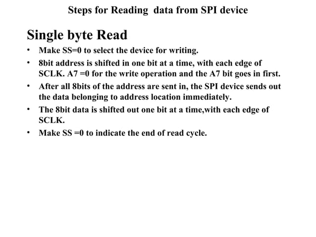 Master synchronous serial port (mssp) | PPT | Operating Systems ...