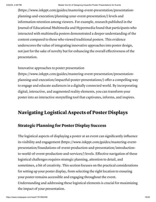 Presentation Participant Guide Examples Master the Art of Designing Impactful Poster Presentations for Events.pdf