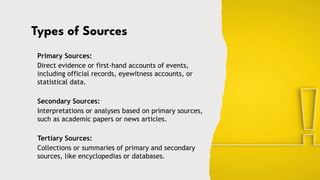 First Hand Source. Example HOW TO WRITE A FACT-CHECK: Master the art of writing a fact-check | PDF