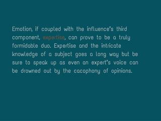 Master the Four Components of Influence 