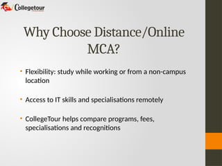 Distance Learning Mca Master the Future with a Distance MCA.pptx