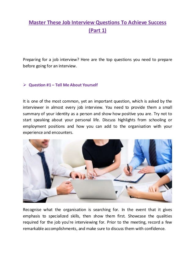 organisation interview questions