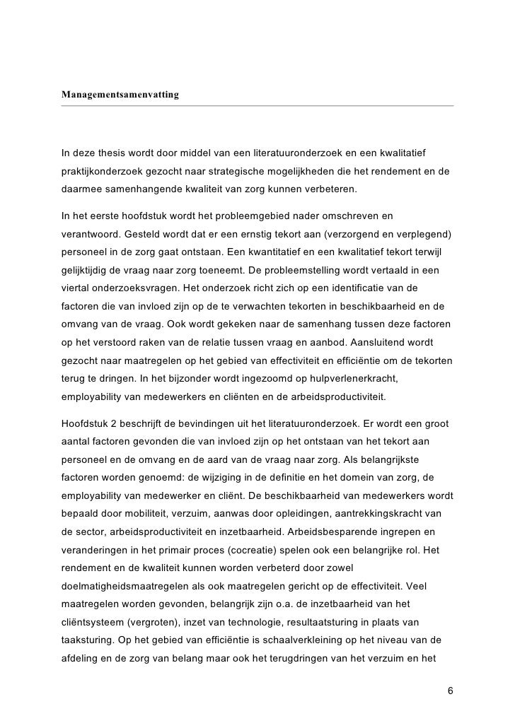 Master thesis kwantitatief onderzoek