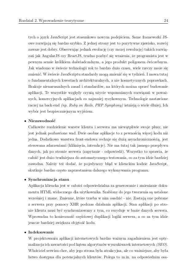 Master thesis javascript