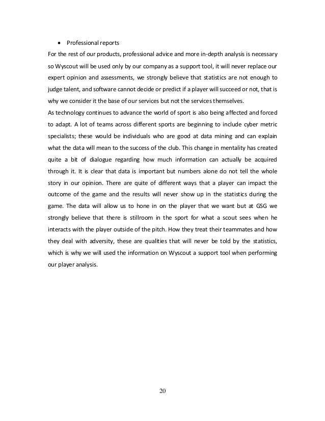 Master thesis sport management