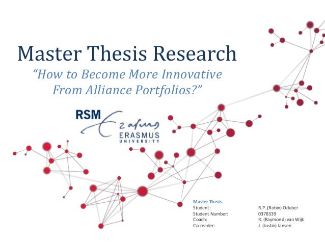 Strategic Innovation Management | University of Groningen