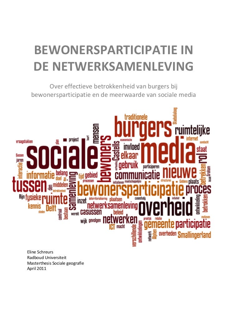 Hulp bij master thesis